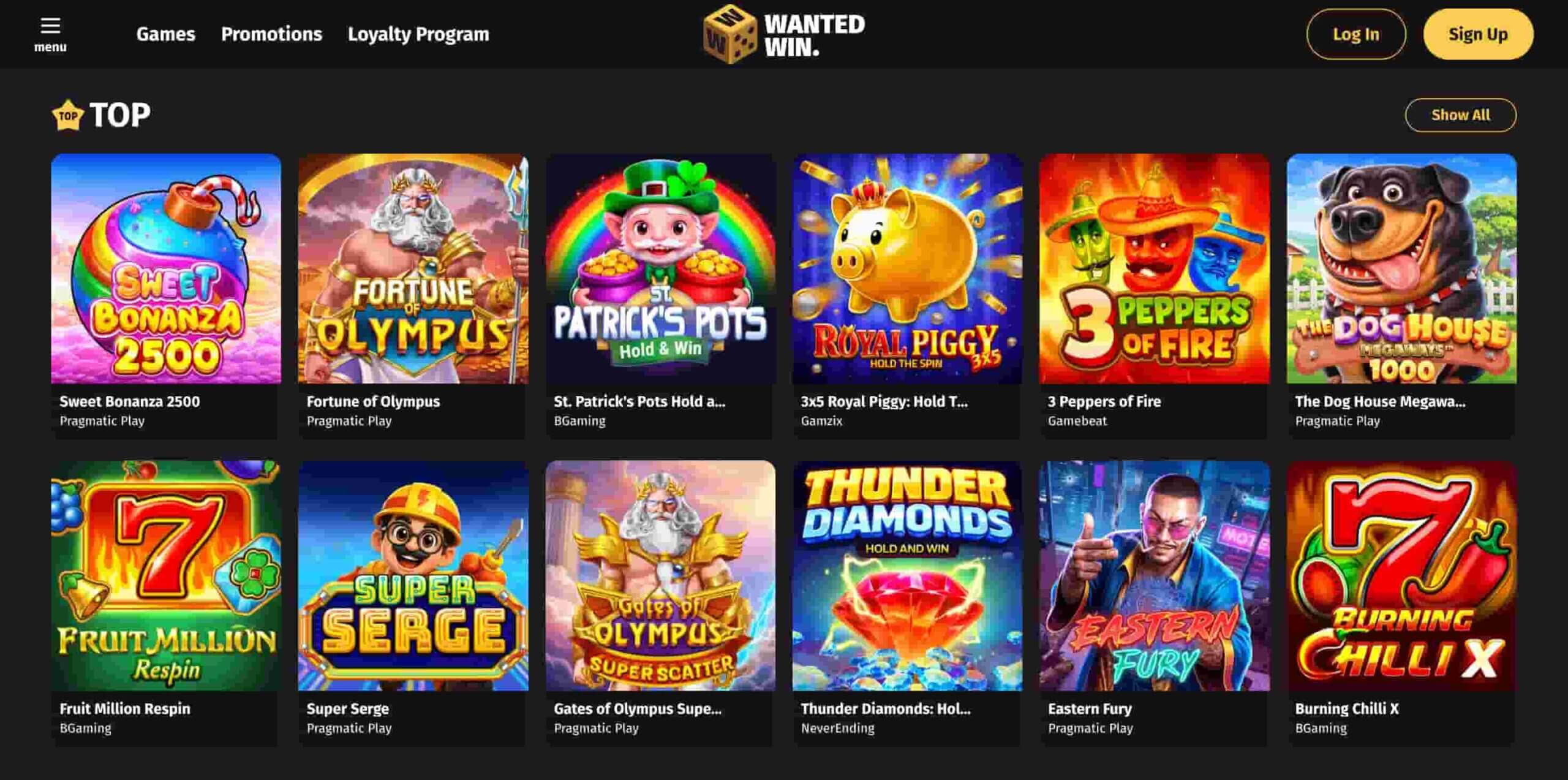 play popular slots wanted win casino